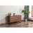 Walnut Brown Wood Console Table