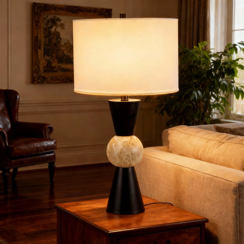 lampe de table, Noir