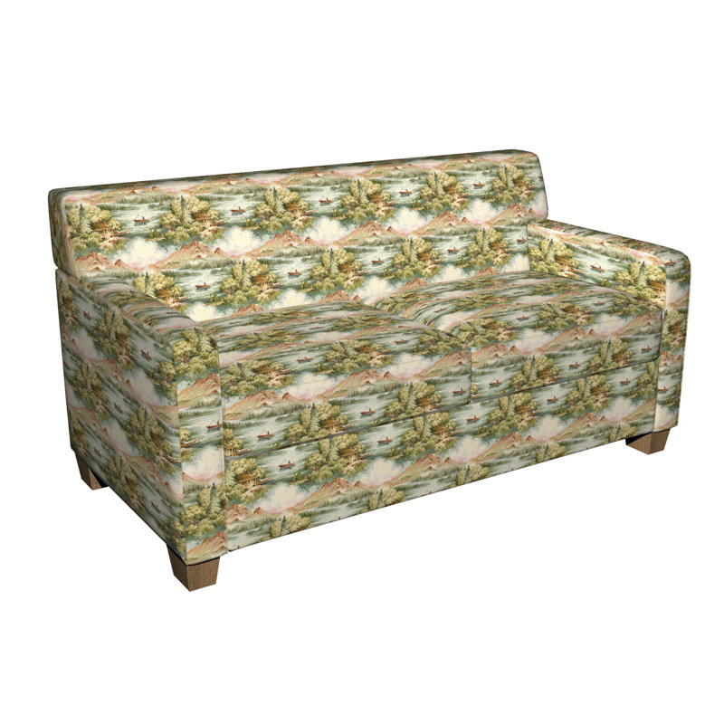 Tissu de chalet Wilderness, Vert / Beige