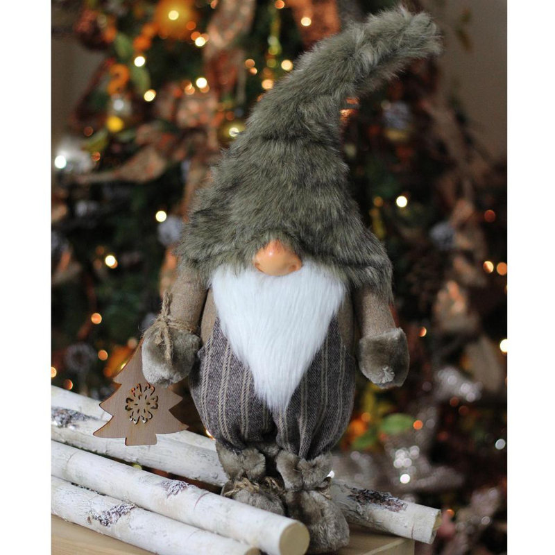 Décoration de table 22 "gnome avec arbre de Noël