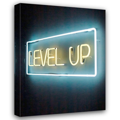 Trinx Straatsma, Leah Gallery Wrapped Canvas Art Titled: Level Up