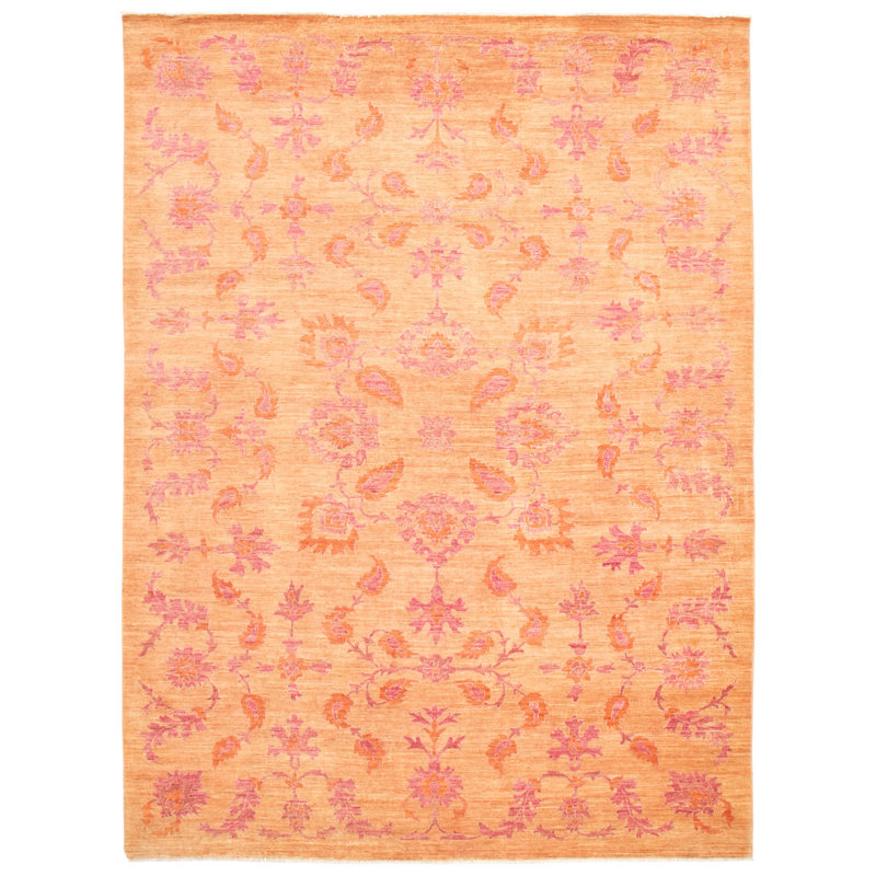 Tapis cuivre Peshawar Oushak 10 pi 4 po x 13 pi 8 po