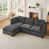 Dark Gray Chenille