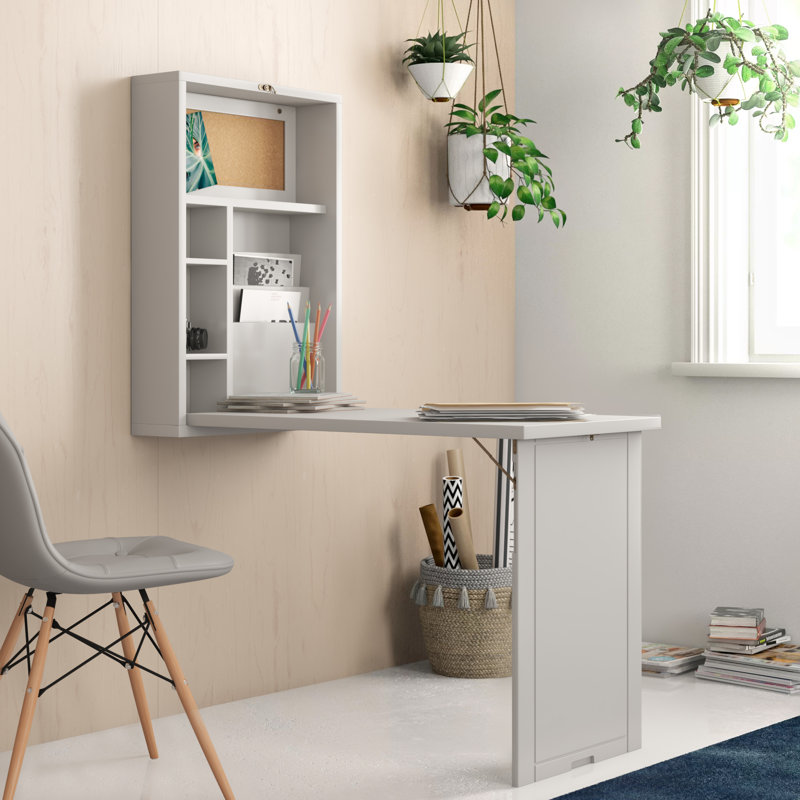 Bureau flottant Ahian, Gris