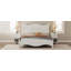 Platform Bed with Retro Headboard-1752059912