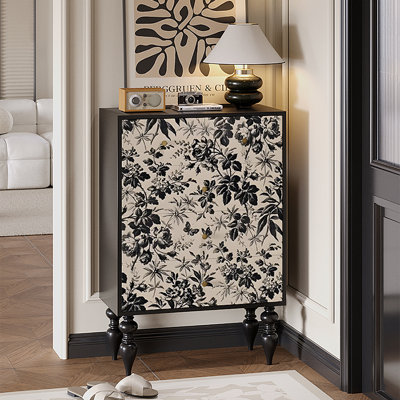 Retro living room French storage decor cabinet