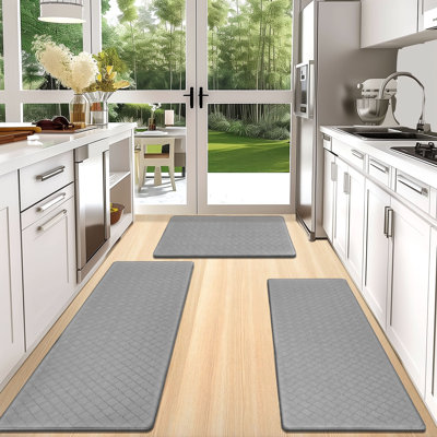  Tapis de cuisine anti-fatigue sur pied (ensemble de 3)