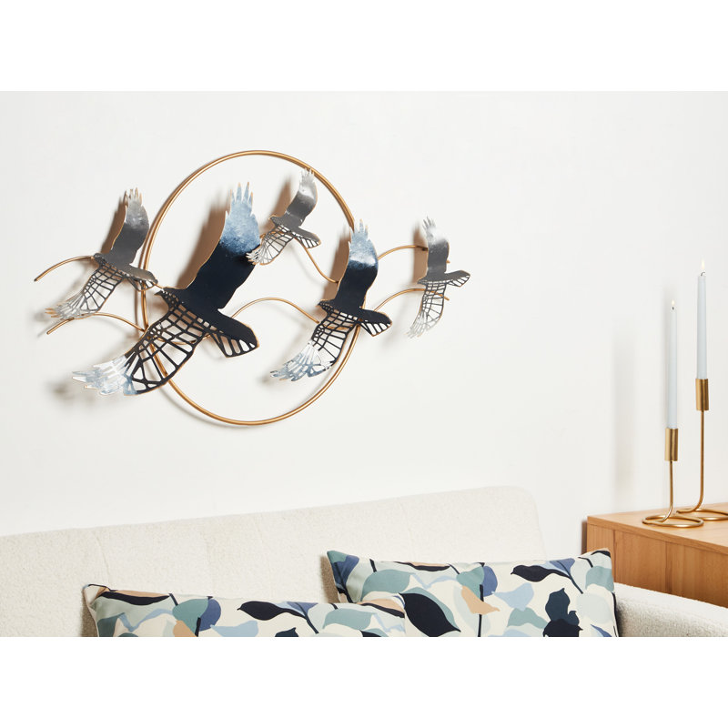 Handmade Birds Wall Decor on Iron