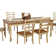 Courtdale - Person Solid Wood Solid Wood Top Four Leg Dining Set