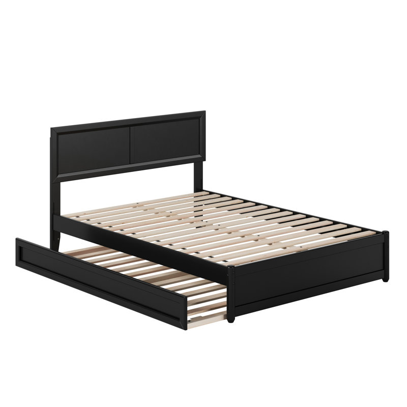 Lit plateforme Astley, Double, Noir
