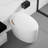 Bidet Included Smart Toilet, Auto Open/Close, Foot Sensor Operated, Siphonic Flushing, Led Display, Bathroom Essential Embedded Open/Close Seat, Sensor, 1.28 Warm Air Dryer, Upgrade-127296418