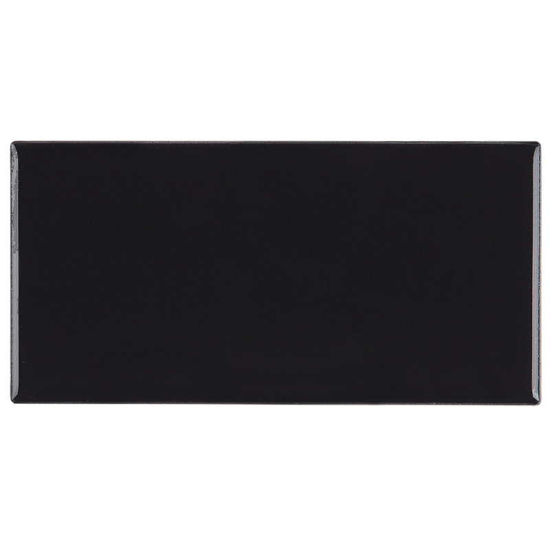 Carreau de céramique pour mur et plancher 3 po x 6 po Guilford, Noir