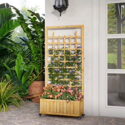 Gezana Wood Raised Garden Bed
