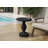 Versatile Round Accent Table, 25 Inch Height, Perfect For Indoor And Outdoor Use, Ideal As Nightstand Or Side Table-1536934134