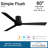 Minka Aire Simple Flush Hugger Fan-97902338-124303675