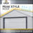 Murryhill 14 ft. W x 22 ft. D Metal Storage Shed