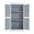 Aiho 63-Inch High Solid Wood Vertical Storage Shed-82396209