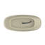 Baignoire de trempage autoportante 66,9 "à surface solide ovale et autoportante kaki Baignoire autoportante contemporaine avec drain central-128555987