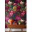 Papier peint floral, décoration murale traditionnelle rétro
