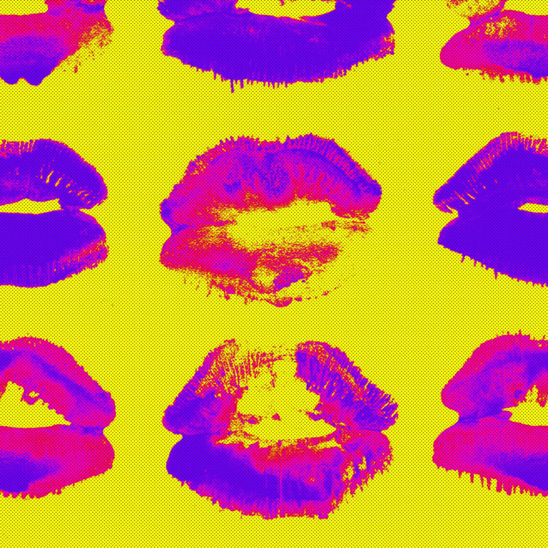 Nouvelle Pop Wallpaper Roll, Yellow/Purple/Pink
