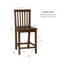 Ensemble de tabouret de comptoir Percival-484125153