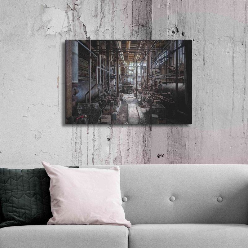 «Darkk Industry» par Roman Robroek, art mural en métal, H 24 po x l 36 po