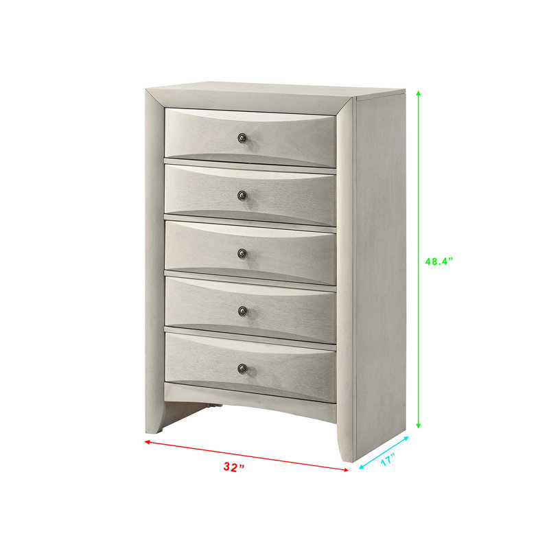 Commode 5 tiroirs 1 tiroir
