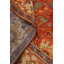 Tapis carré en laine fait à la main orange Oushak 9 x 9