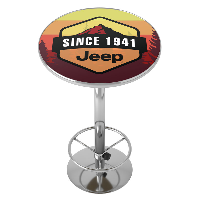 Round Metal Base Dining Table