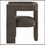 Chaise d'appoint rembourrée 1pc Contemporary Boucle-1087333208