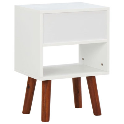 Vivian 40cm W Solid + Manufactured Wood Bedside Table