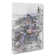 The Santorini Skyline In Greece In Abstract - Wrapped Canvas Print