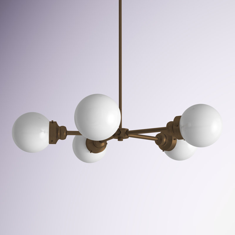 Rabehi 5 - Light Dimmable Sputnik Sphere Chandelier