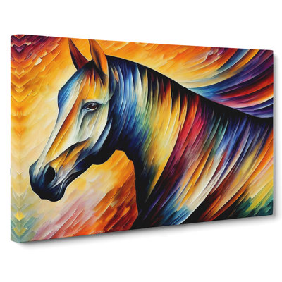 Horse Painting Vol.2 Abstract - Wrapped Canvas