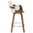 Modern Upholstered Swivel Counter Height Bar Stool-2107849369