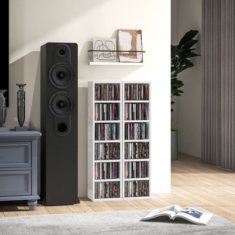 88.5cm H Media Shelves