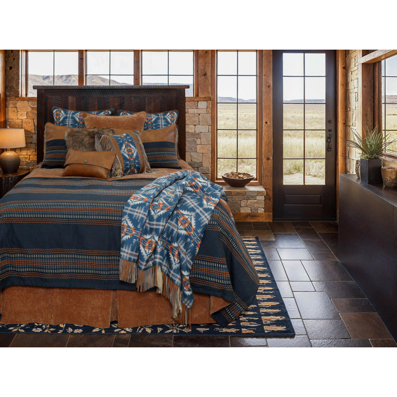Wooded River Moreno Midnight - Value Set - Cal King, California King Bedspread + 5 King Shams