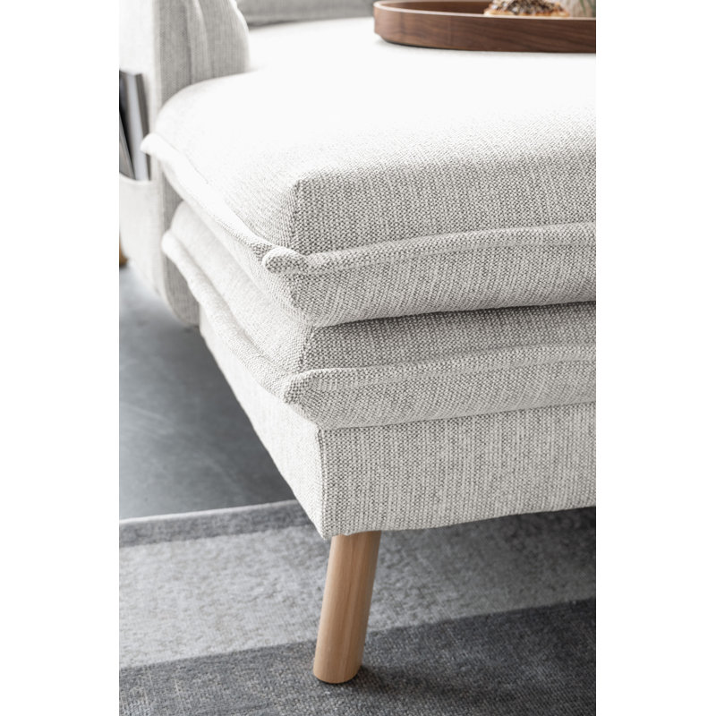 Charming Charlie Limited 8 Seater Sofa Bed, Beige, Right facing