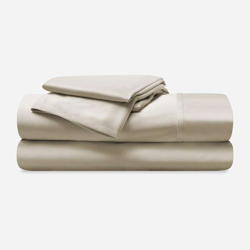 Bedgear Dri-Tec Bed Sheet Set - Moisture Wicking, Breathable, Soft Sheets for Hot Sleepers, California King, Medium Beige