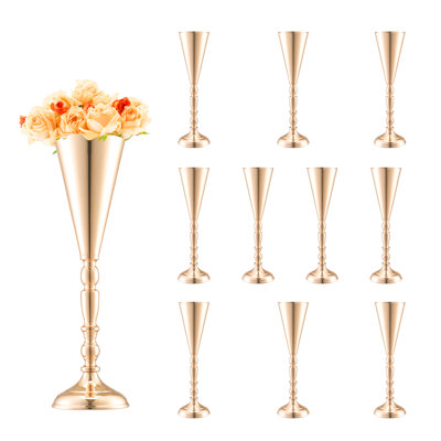 Metal Floor Vase