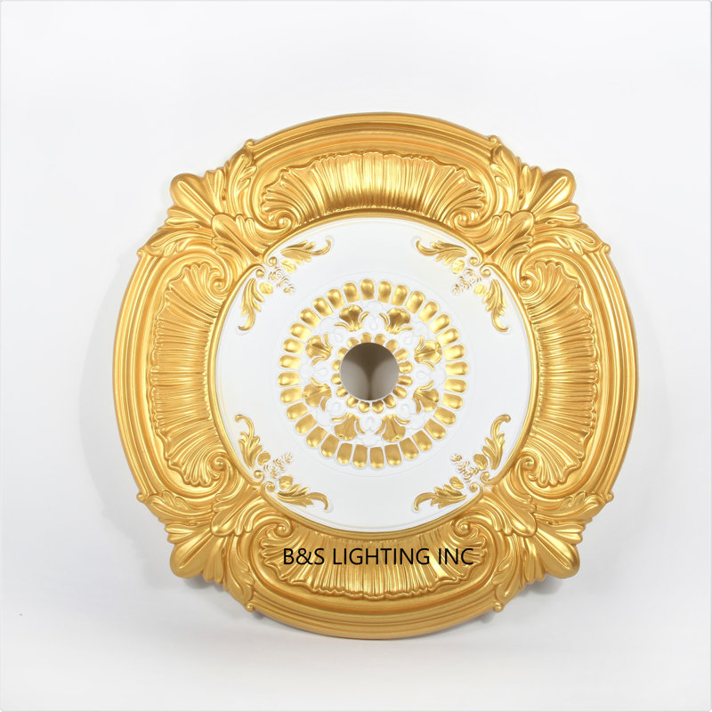 Ceiling Medallion, 4" H x 26" W x 26" D