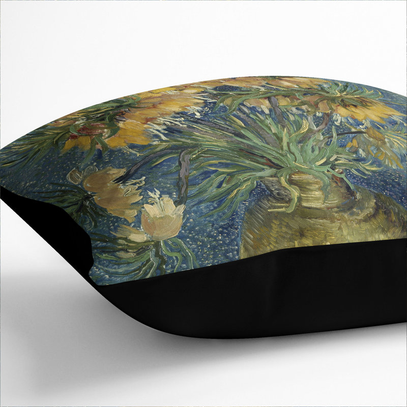 Square Cushion, 40cm H x 40cm W x 15cm D, Black