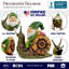 Statue de jardin verdoyant mignonne The Gnome