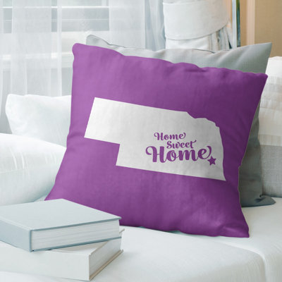Coussin en lin us villes & states