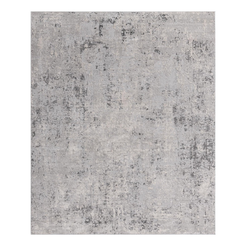 Tapis gris, Rectangle 6 pi 1 po x 9 pi
