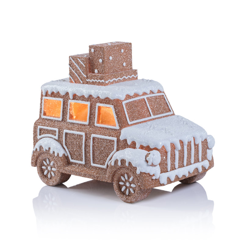 Voiture de pain d'épice à DEL Adelard