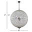 Lustre sphérique unique à 8 lumières avec détails en cristal Rola-902996331