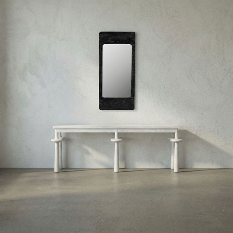 Franklin Rectangle Solid Wood Mirror, Vertical, 38" x 30"