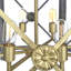 Rosette 8 - Light Lantern Drum Chandelier