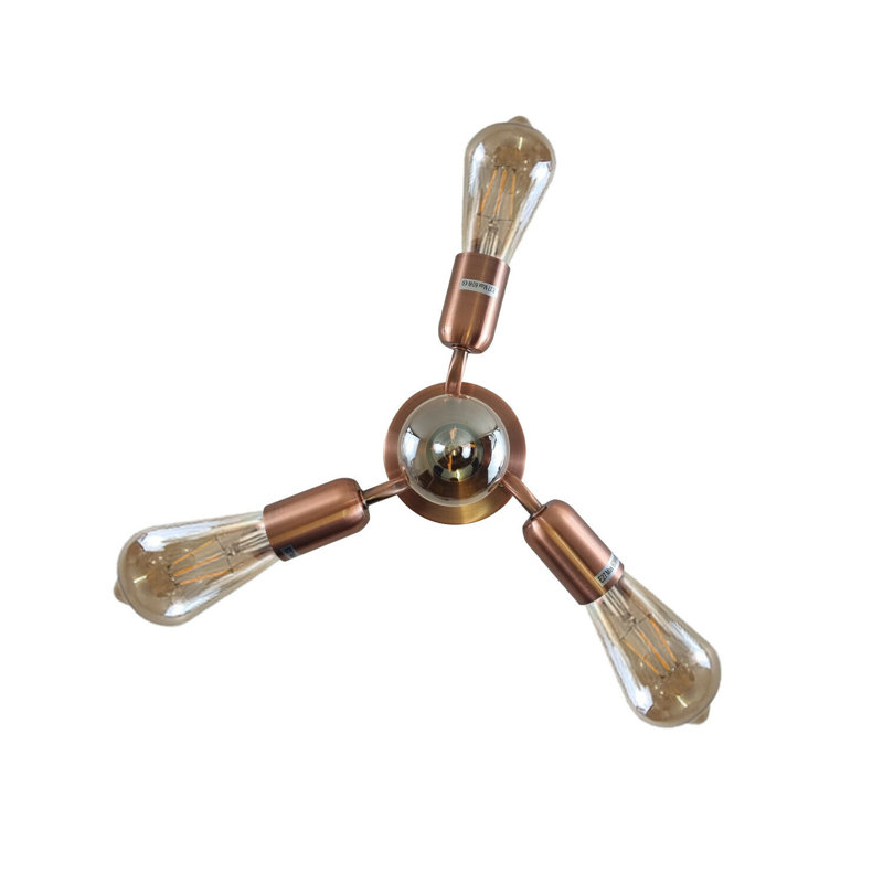 Neravetla Flush Mount, Copper, Yes